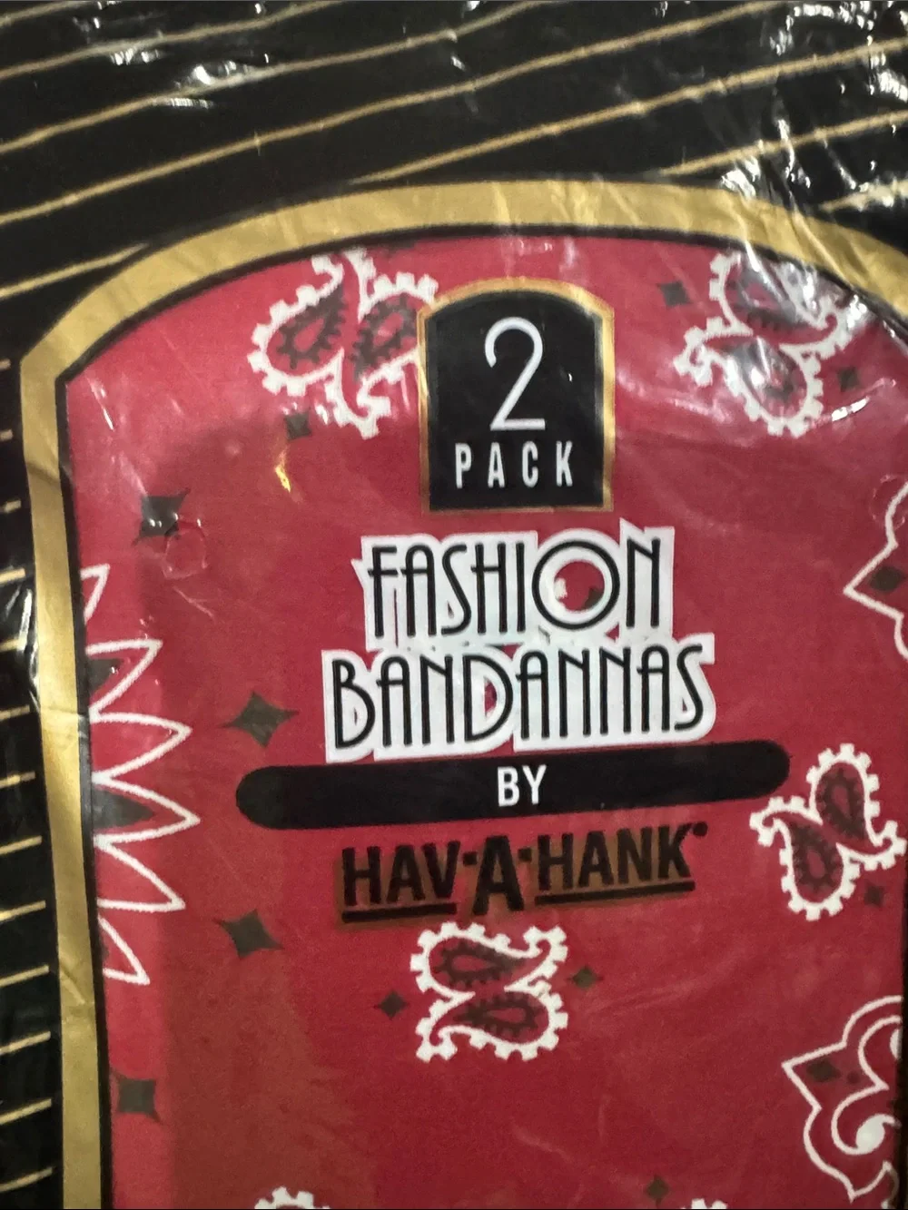 Vintage Red Fashion Bandanna - 2 Pack Havahank